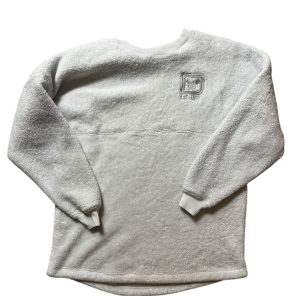 Disneyland Spirit Jersey Adult Small Plush Fuzzy Sherpa Embroidered‎ Holiday✅